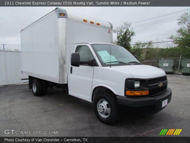 2011 Chevrolet Express Cutaway 3500 Moving Van in Summit White