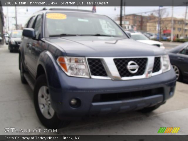 2005 Nissan Pathfinder SE 4x4 in Silverton Blue Pearl