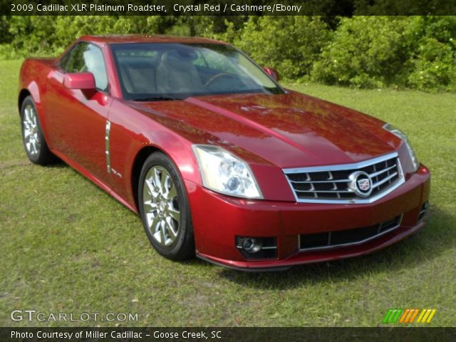 2009 Cadillac XLR Platinum Roadster in Crystal Red