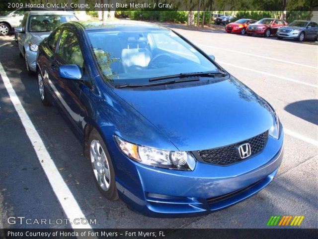 2009 Honda Civic LX Coupe in Atomic Blue Metallic