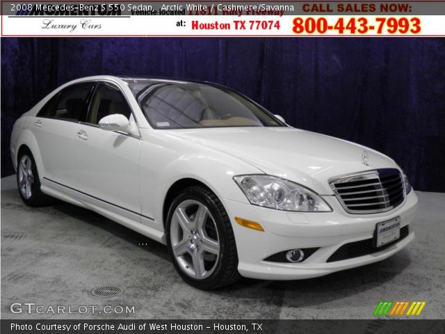 2008 Mercedes-Benz S 550 Sedan in Arctic White