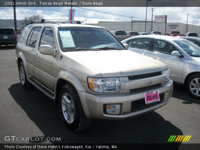 2001 Infiniti QX4  in Tuscan Beige Metallic