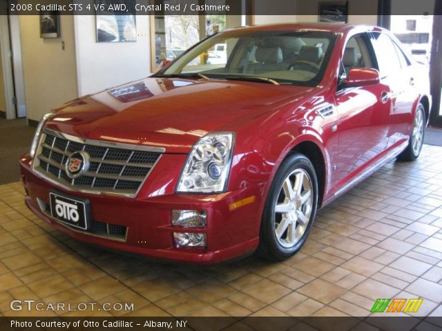 2008 Cadillac STS 4 V6 AWD in Crystal Red