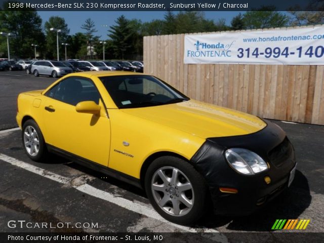 1998 Mercedes-Benz SLK 230 Kompressor Roadster in Sunburst Yellow