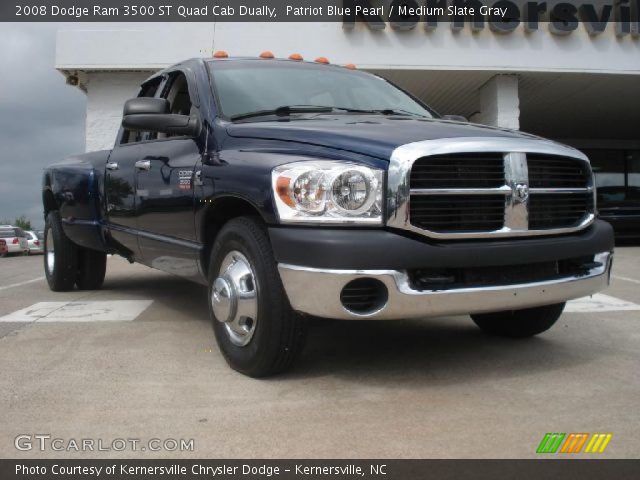 2008 Dodge Ram 3500 ST Quad Cab Dually in Patriot Blue Pearl