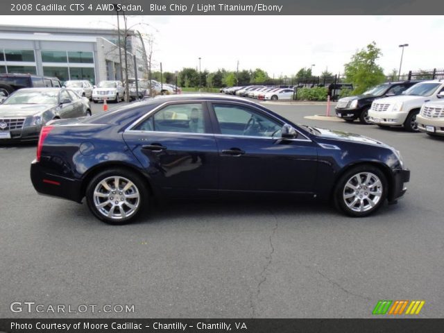 2008 Cadillac CTS 4 AWD Sedan in Blue Chip