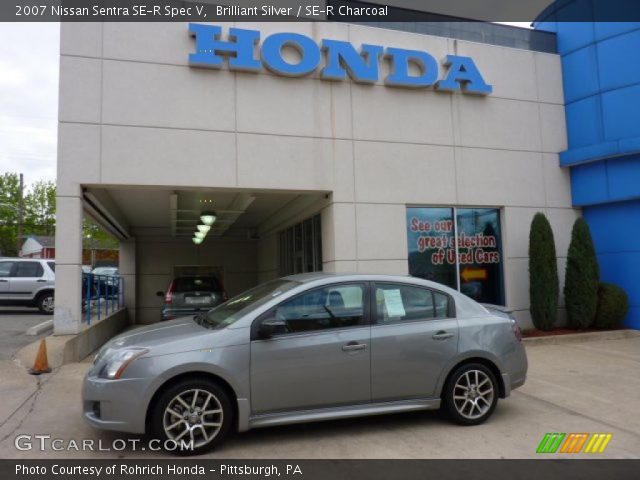 2007 Nissan Sentra SE-R Spec V in Brilliant Silver
