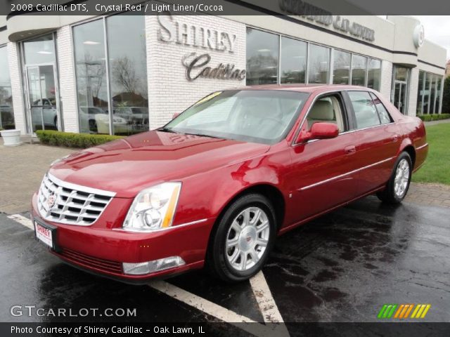 2008 Cadillac DTS  in Crystal Red