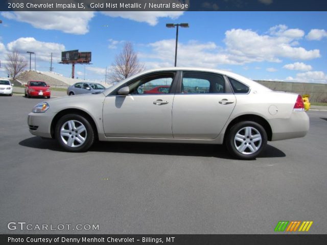 2008 Chevrolet Impala LS in Gold Mist Metallic
