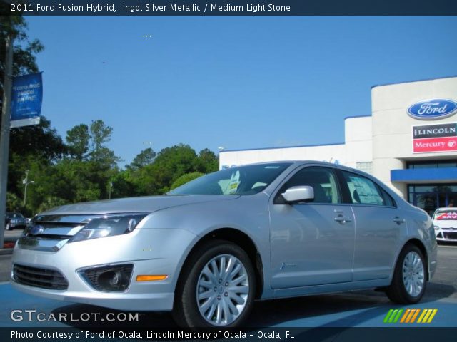 2011 Ford Fusion Hybrid in Ingot Silver Metallic