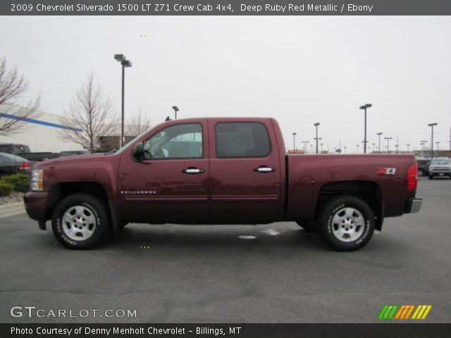 2009 Chevrolet Silverado 1500 LT Z71 Crew Cab 4x4 in Deep Ruby Red Metallic