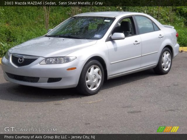 2003 Mazda MAZDA6 i Sedan in Satin Silver Metallic