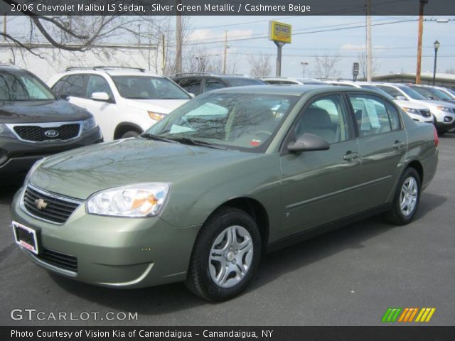 2006 Chevrolet Malibu LS Sedan in Silver Green Metallic