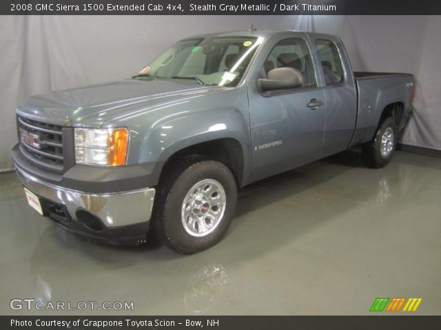 2008 GMC Sierra 1500 Extended Cab 4x4 in Stealth Gray Metallic