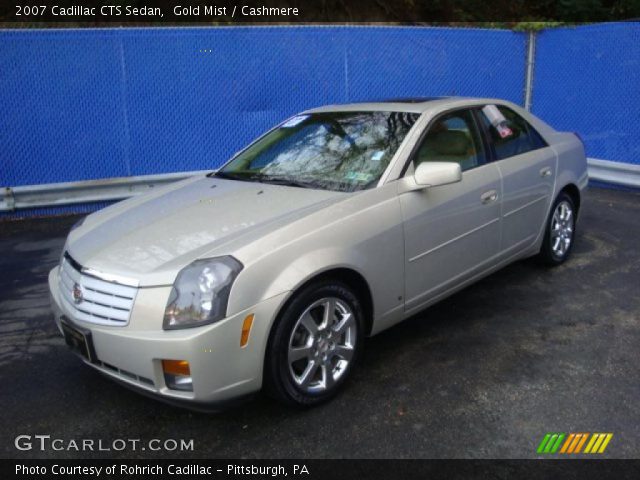 2007 Cadillac CTS Sedan in Gold Mist