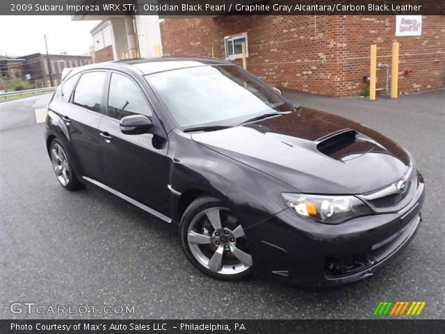 2009 Subaru Impreza WRX STi in Obsidian Black Pearl