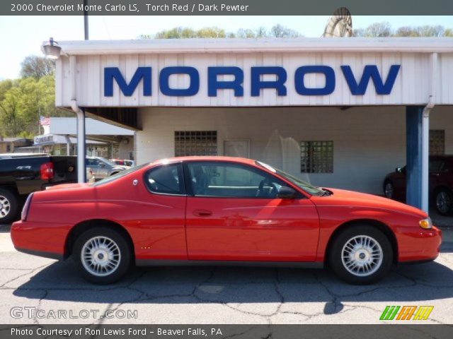 2000 Chevrolet Monte Carlo LS in Torch Red