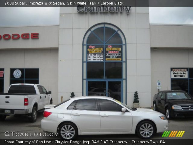 2008 Subaru Impreza WRX Sedan in Satin White Pearl