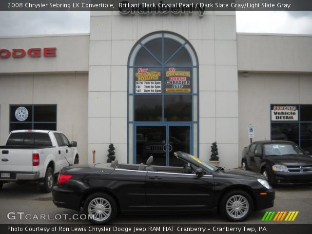 2008 Chrysler Sebring LX Convertible in Brilliant Black Crystal Pearl