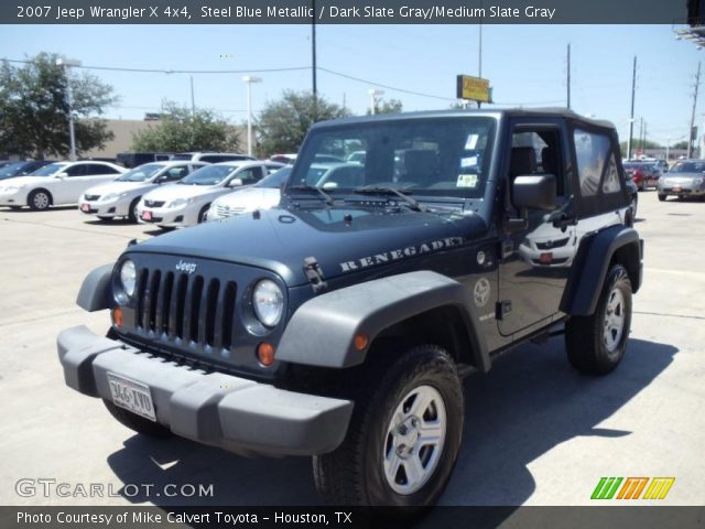 2007 Jeep Wrangler X 4x4 in Steel Blue Metallic