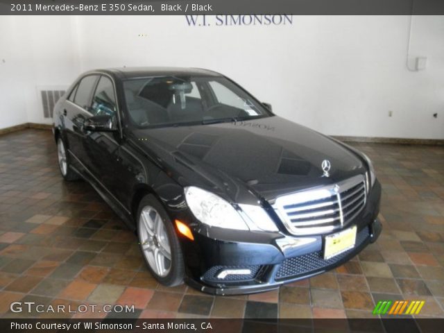 2011 Mercedes-Benz E 350 Sedan in Black