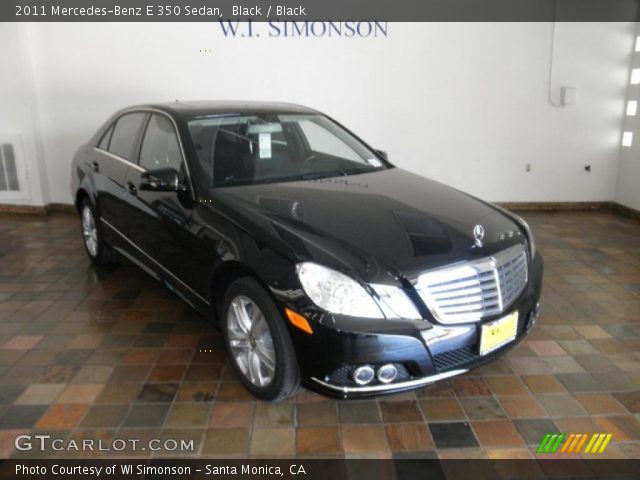 2011 Mercedes-Benz E 350 Sedan in Black