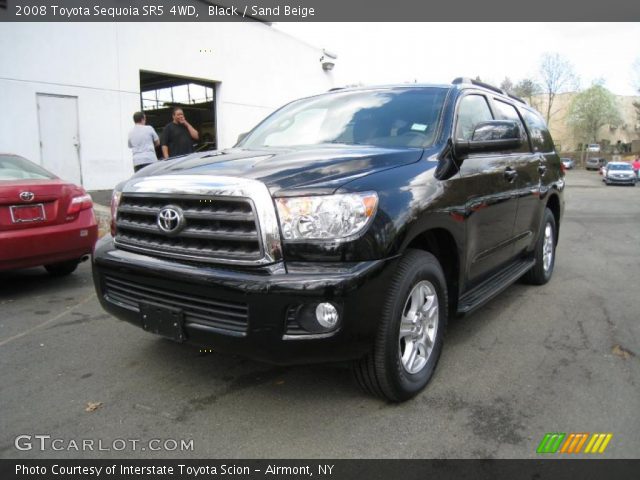 2008 Toyota Sequoia SR5 4WD in Black