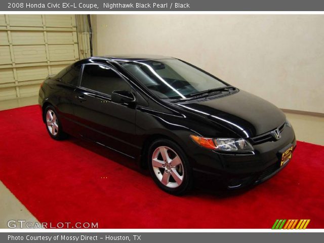 2008 Honda Civic EX-L Coupe in Nighthawk Black Pearl