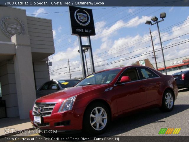 2008 Cadillac CTS Sedan in Crystal Red