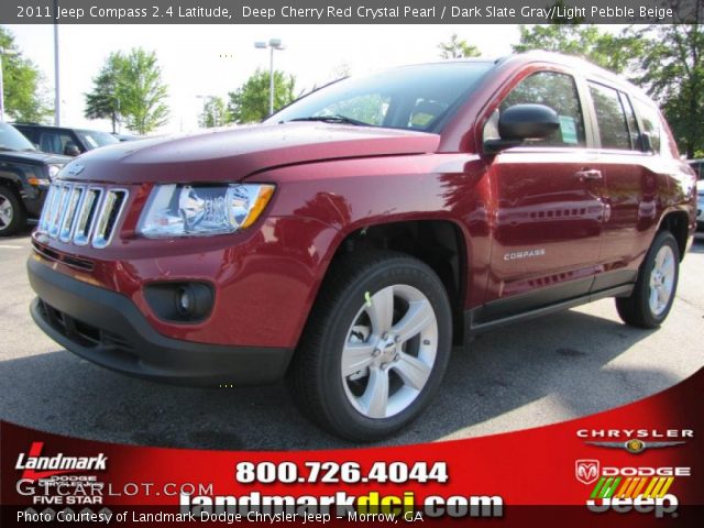 2011 Jeep Compass 2.4 Latitude in Deep Cherry Red Crystal Pearl