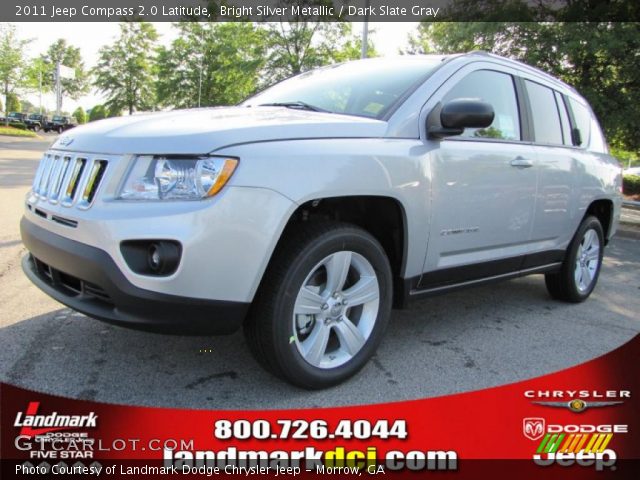 2011 Jeep Compass 2.0 Latitude in Bright Silver Metallic