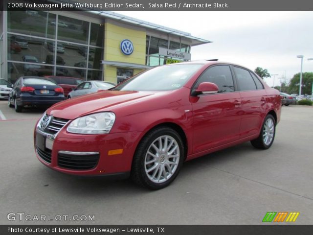 2008 Volkswagen Jetta Wolfsburg Edition Sedan in Salsa Red