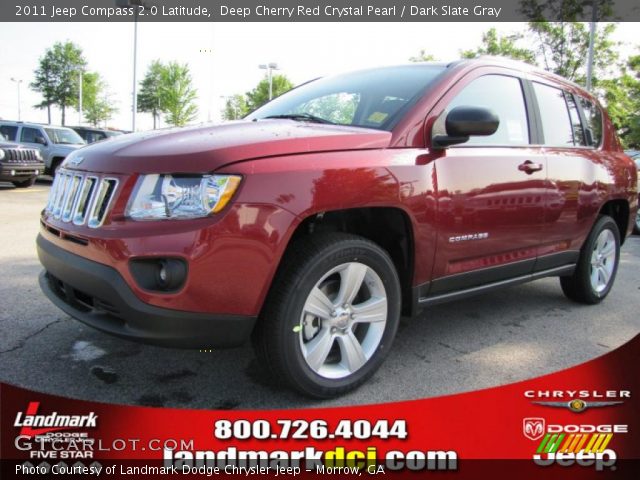 2011 Jeep Compass 2.0 Latitude in Deep Cherry Red Crystal Pearl
