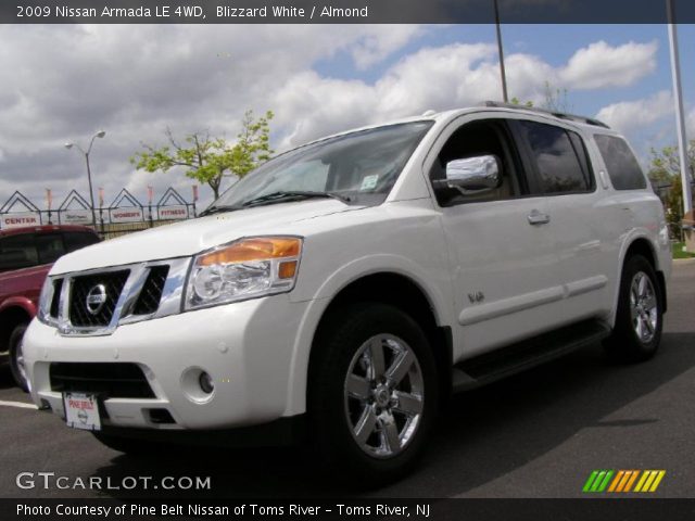 2009 Nissan Armada LE 4WD in Blizzard White