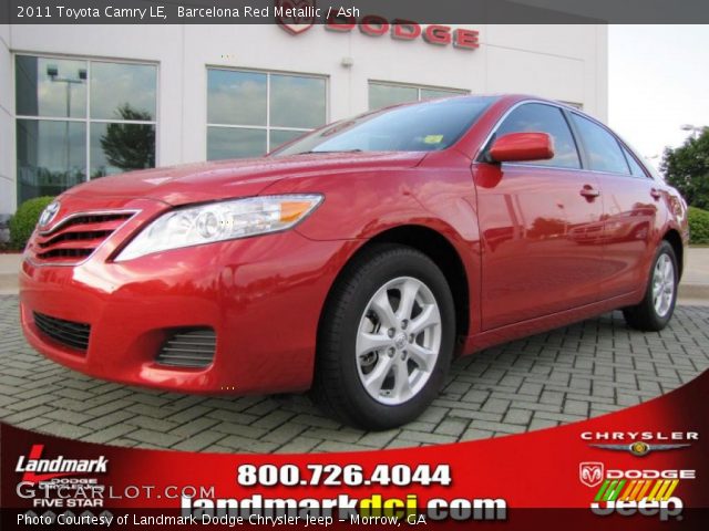 2011 Toyota Camry LE in Barcelona Red Metallic