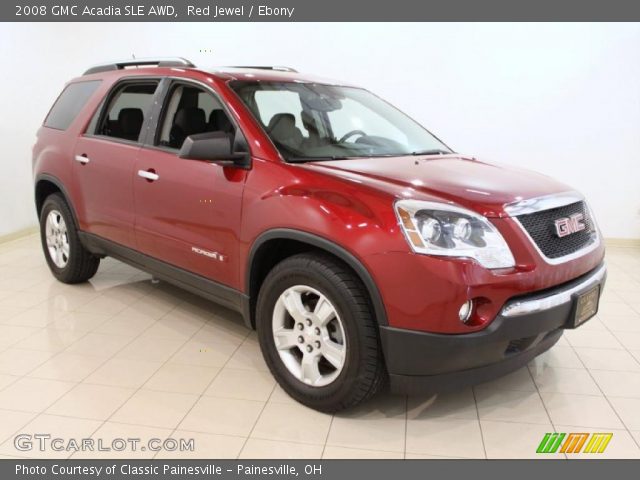 2008 GMC Acadia SLE AWD in Red Jewel