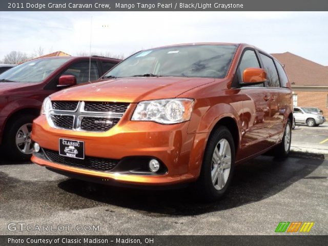 2011 Dodge Grand Caravan Crew in Mango Tango Pearl