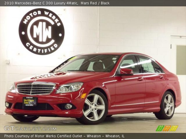 2010 Mercedes-Benz C 300 Luxury 4Matic in Mars Red