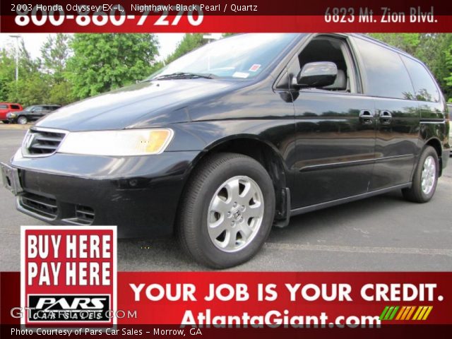 2003 Honda Odyssey EX-L in Nighthawk Black Pearl