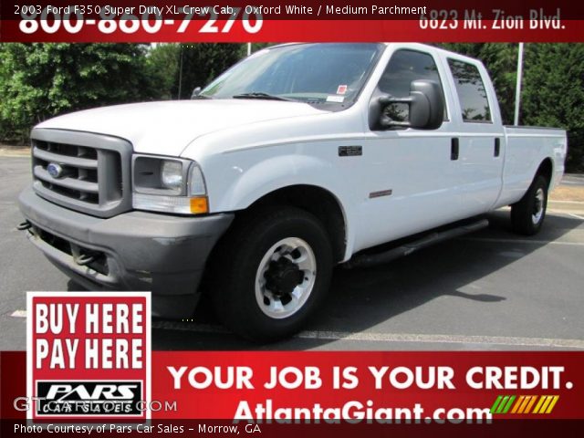 2003 Ford F350 Super Duty XL Crew Cab in Oxford White