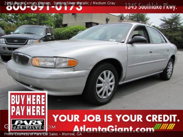 2003 Buick Century Custom in Sterling Silver Metallic