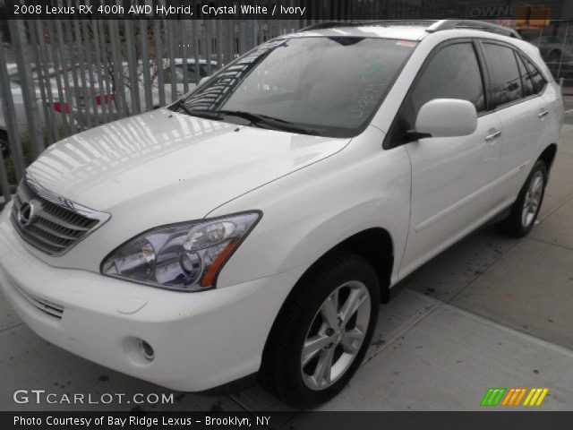 2008 Lexus RX 400h AWD Hybrid in Crystal White