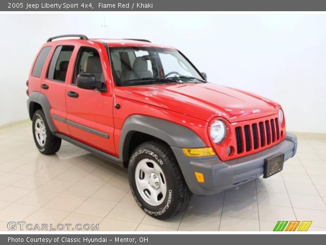 2005 Jeep Liberty Sport 4x4 in Flame Red