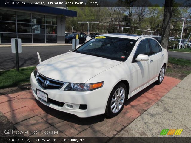 2008 Acura TSX Sedan in Premium White Pearl