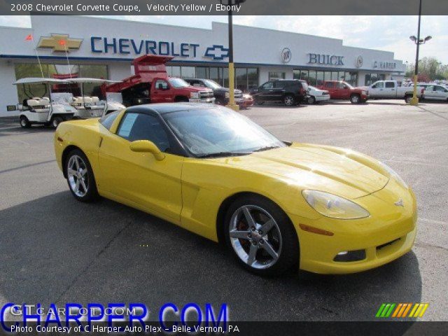 2008 Chevrolet Corvette Coupe in Velocity Yellow