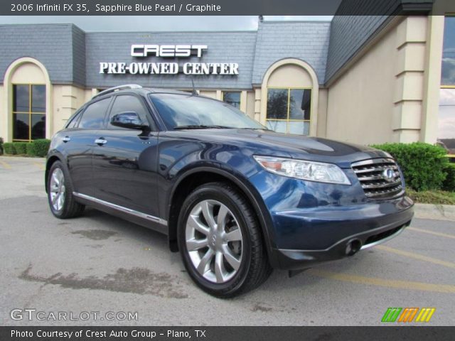 2006 Infiniti FX 35 in Sapphire Blue Pearl