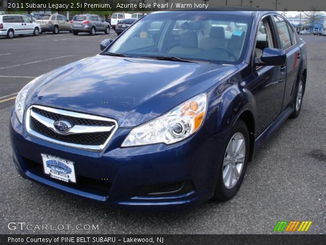2011 Subaru Legacy 2.5i Premium in Azurite Blue Pearl