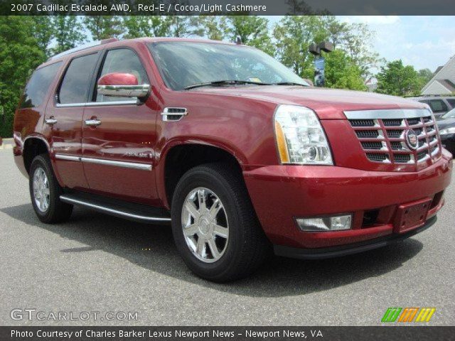 2007 Cadillac Escalade AWD in Red-E