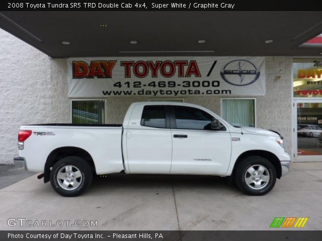 2008 Toyota Tundra SR5 TRD Double Cab 4x4 in Super White