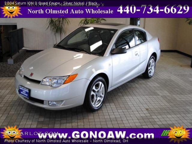 2004 Saturn ION 3 Quad Coupe in Silver Nickel